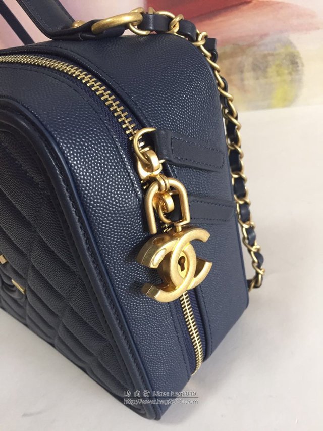 Chanel女包 93342化妝包 魚子醬牛皮 香奈兒化妝包 Chanel手提斜挎包  djc2970